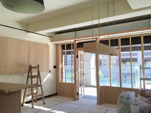 工作桌木作吊燈