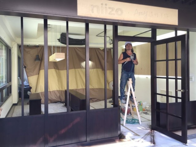 木作門染黑色中