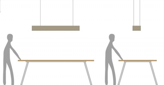 工作桌吊燈設計