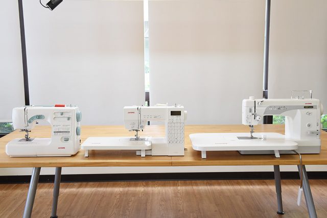 janome1600p、Janome6030、Janome5031S