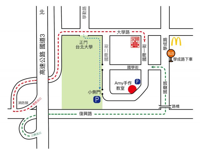 Amy三峽手作教室地圖