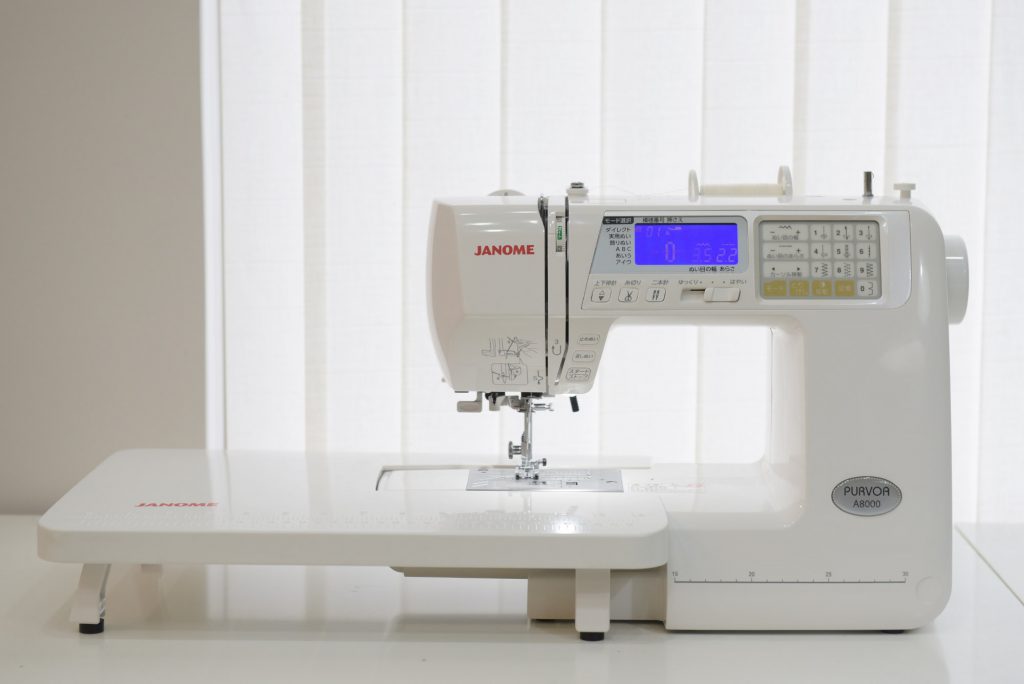 Janome A8000縫紉機加輔助桌板