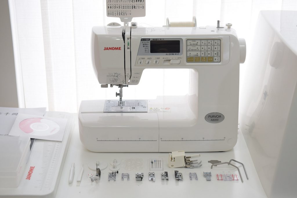 Janome A8000縫紉機-原廠配件集合